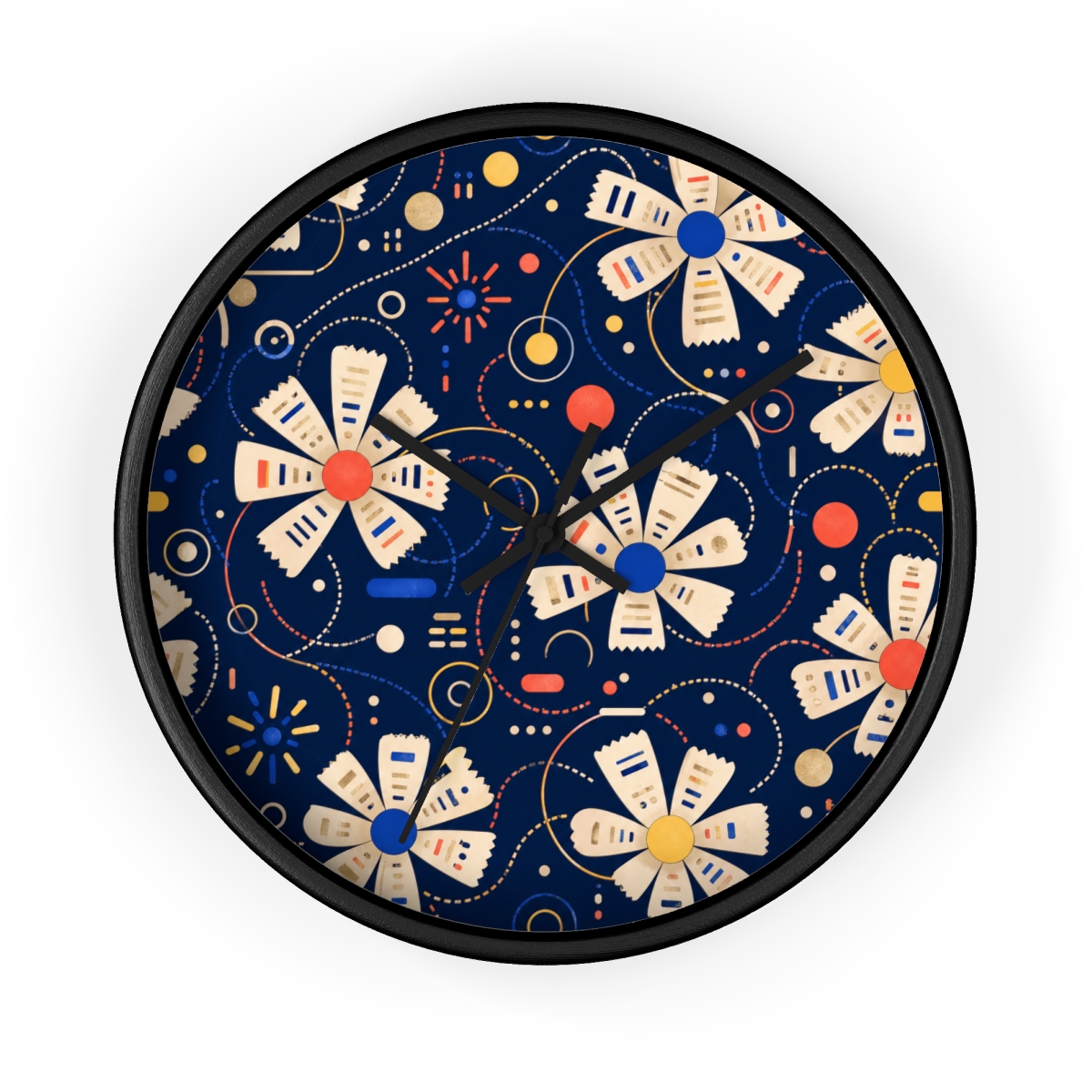 Zoitra Screenshot Season Receipt Bloom Wall Clock — gallery view 1 of 3
