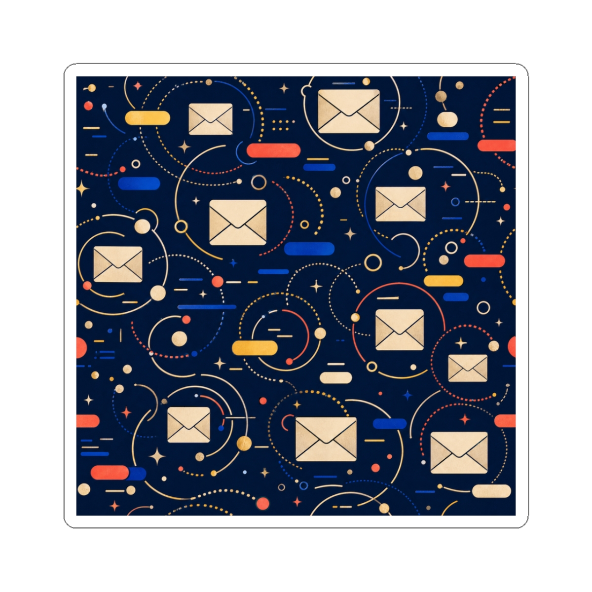 Zoitra Screenshot Season Unread Orbit Kiss-Cut Sticker Set — Accessories from Zoitra Collective