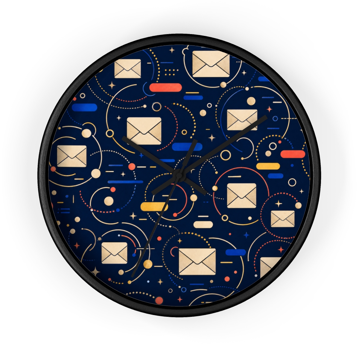 Zoitra Screenshot Season Unread Orbit Wall Clock — gallery view 1 of 3