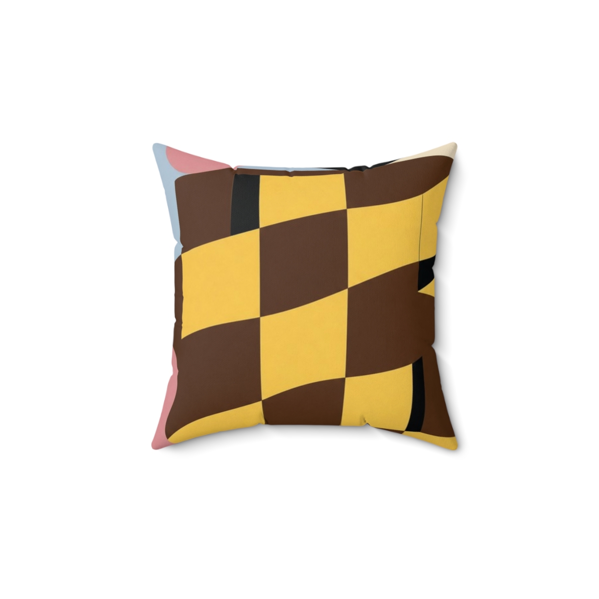 Zoitra Sculptural Check Studio Pillow — gallery view 1 of 3