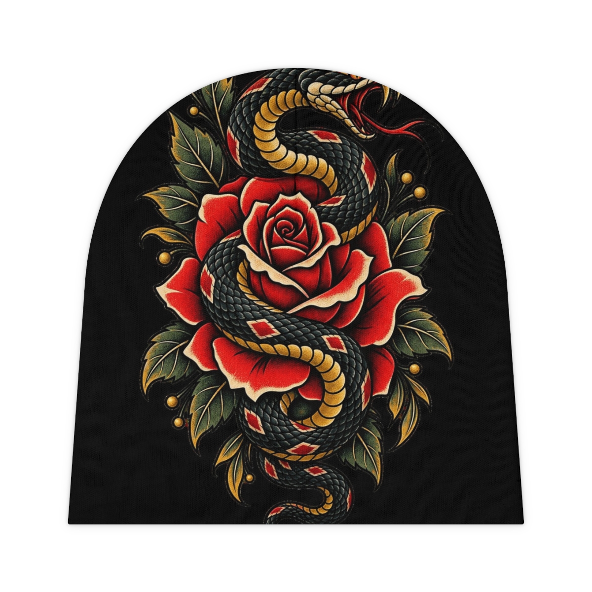 Zoitra Serpent Rose Beanie — gallery view 1 of 4