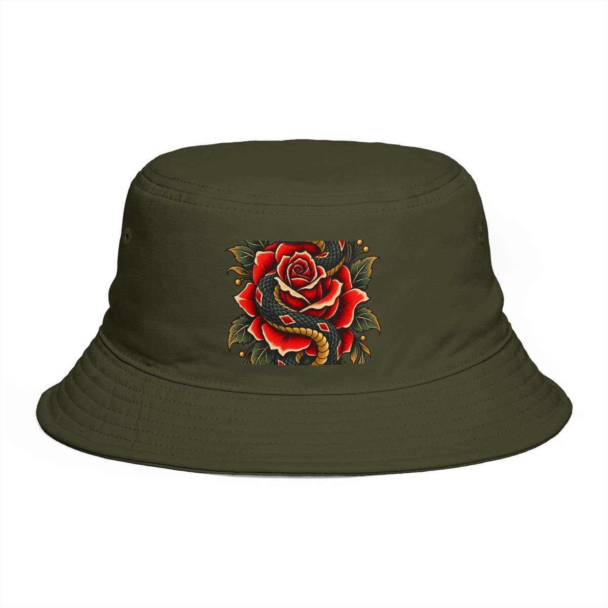 Zoitra Serpent Rose Bucket Hat — Accessories from Zoitra Collective