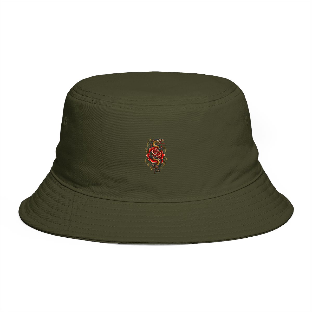 Zoitra Serpent Rose Bucket Hat — Accessories from Zoitra Collective