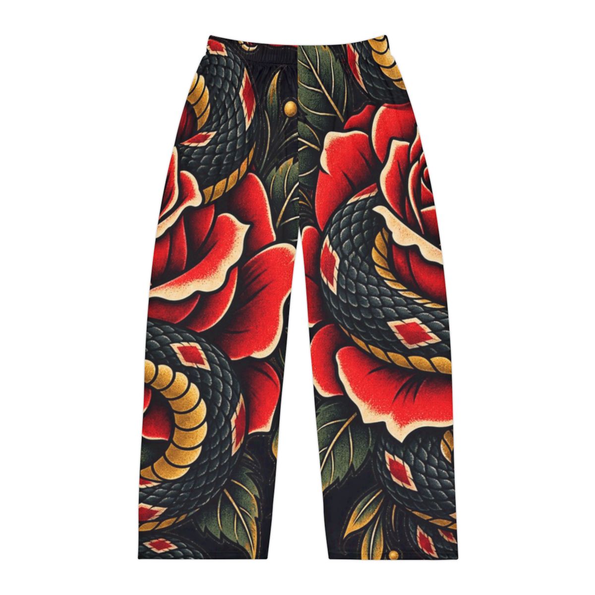 Zoitra Serpent Rose Men's Lounge Pants — Luxury Edit from Zoitra Collective
