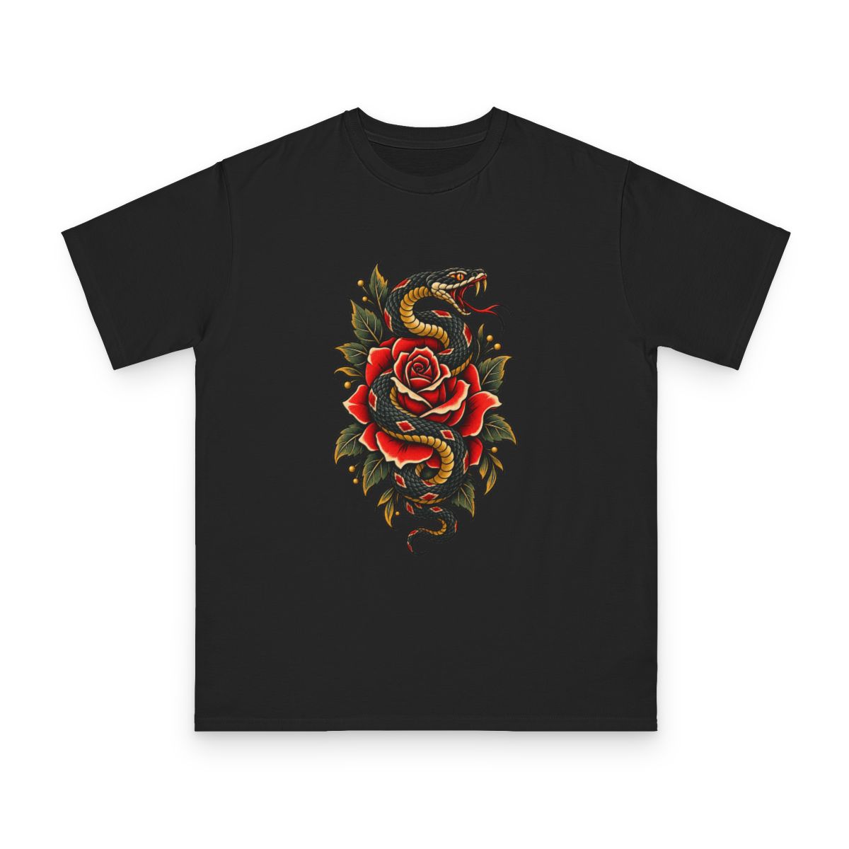 Zoitra Serpent Rose Organic Tee — Apparel from Zoitra Collective