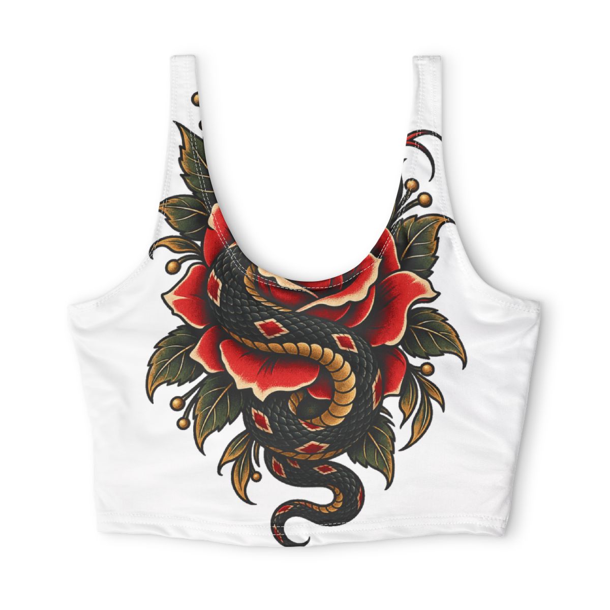 Zoitra Serpent Rose Sports Bra — Apparel from Zoitra Collective