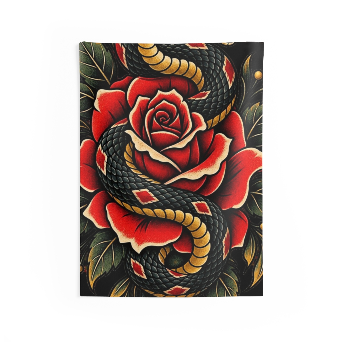 Zoitra Serpent Rose Wall Tapestry — Apparel from Zoitra Collective