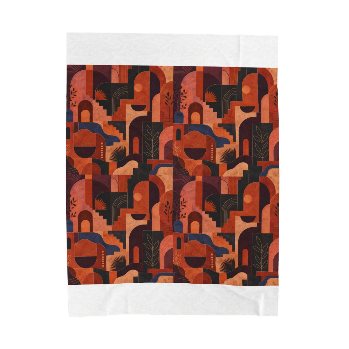 Zoitra Sienna Parlor Velveteen Blanket — gallery view 1 of 8