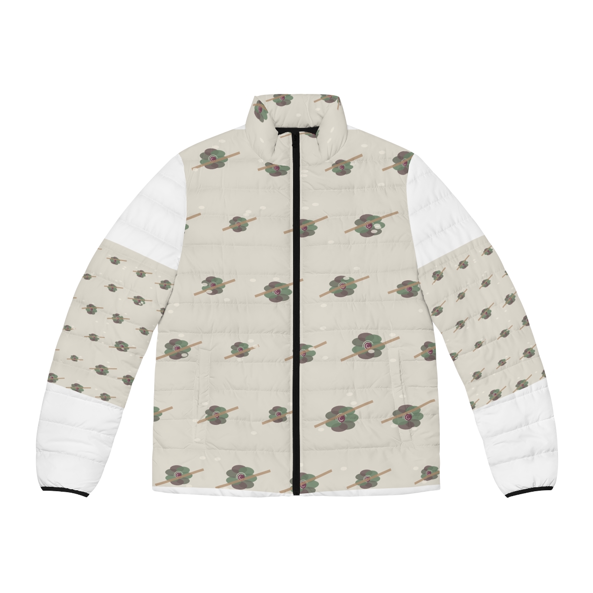 Zoitra Silk Orchard Men's Puffer Jacket — Luxury Edit from Zoitra Collective