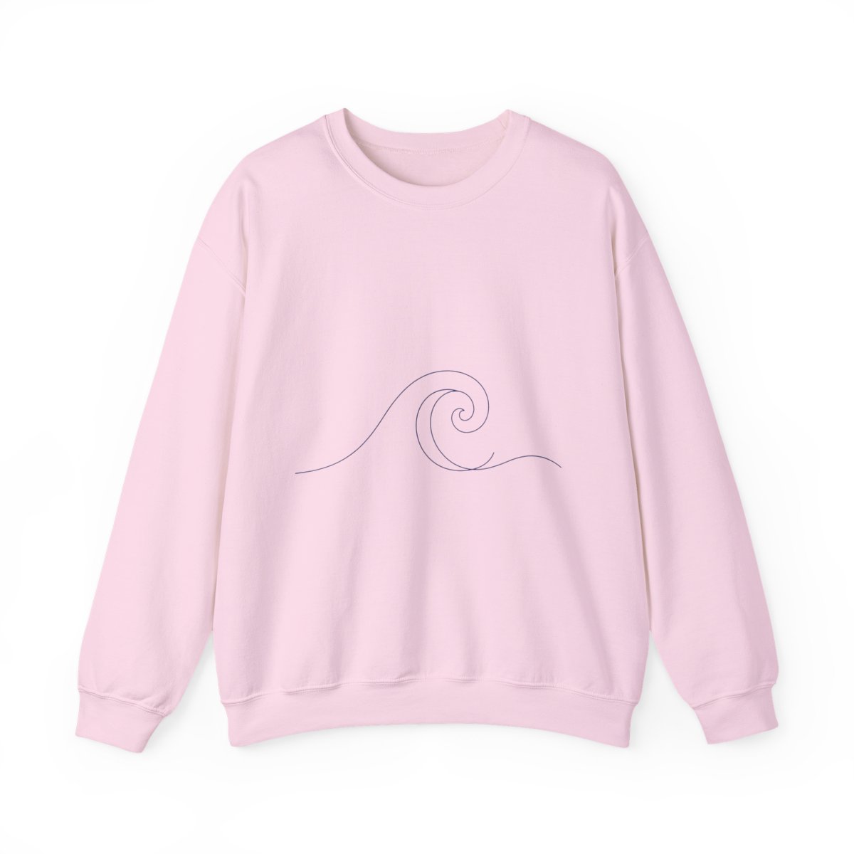 Zoitra Simple Wave Crewneck — Outerwear from Zoitra Collective