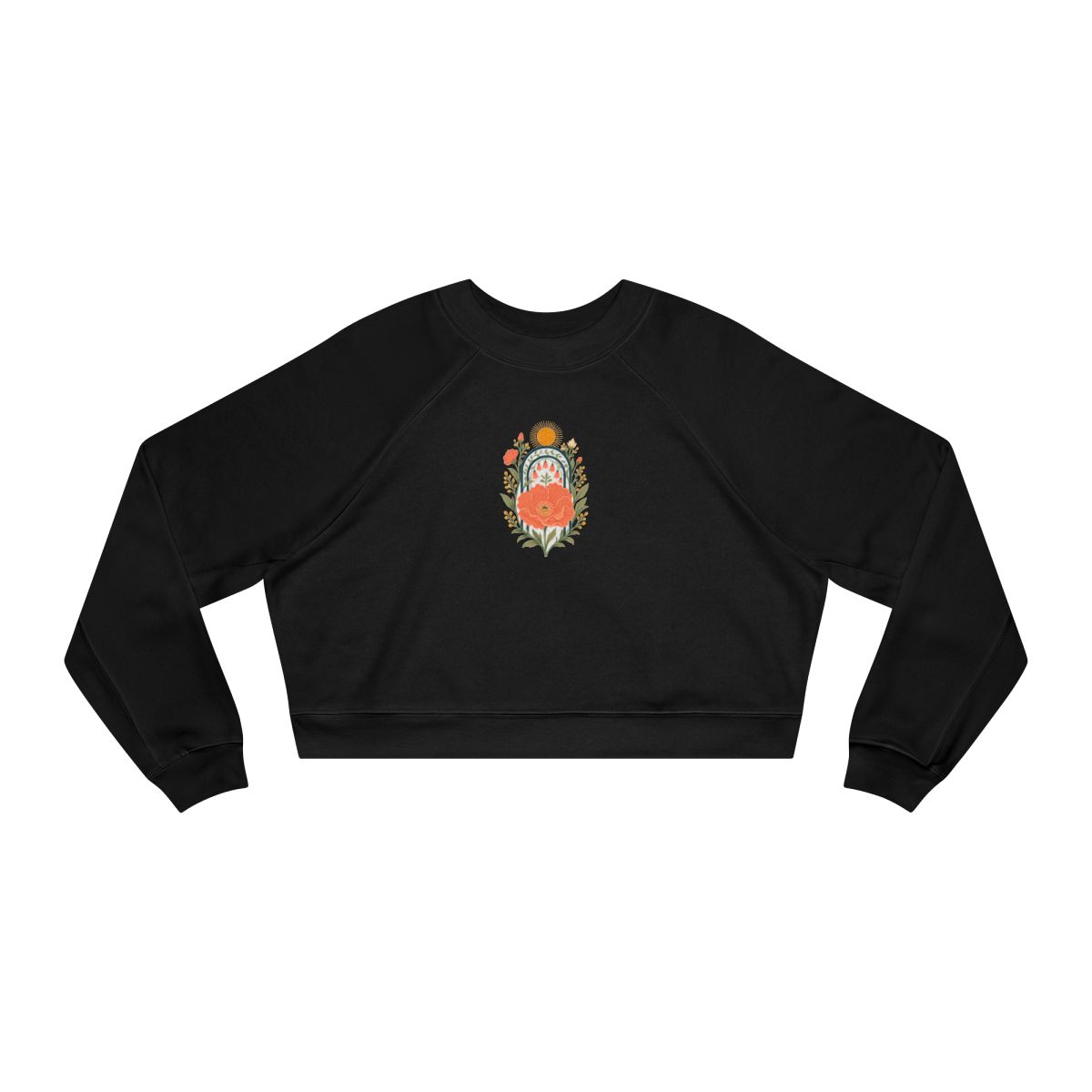 Zoitra Solstice Garden Cropped Fleece — Luxury Edit from Zoitra Collective