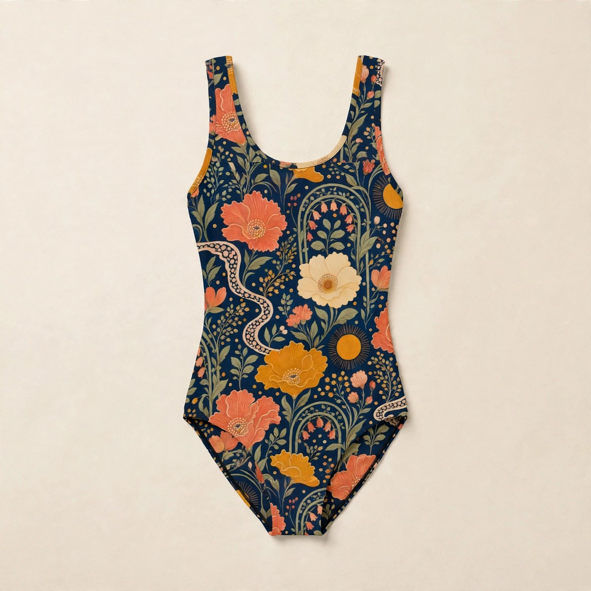 Zoitra Solstice Garden One-Piece Swimsuit — gallery view 1 of 4