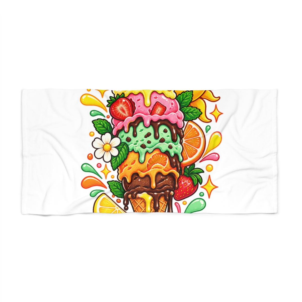 Zoitra Sundae Spark Beach Towel — gallery view 1 of 2