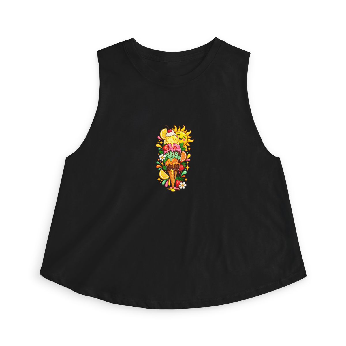 Zoitra Sundae Spark Crop Tee — Apparel from Zoitra Collective