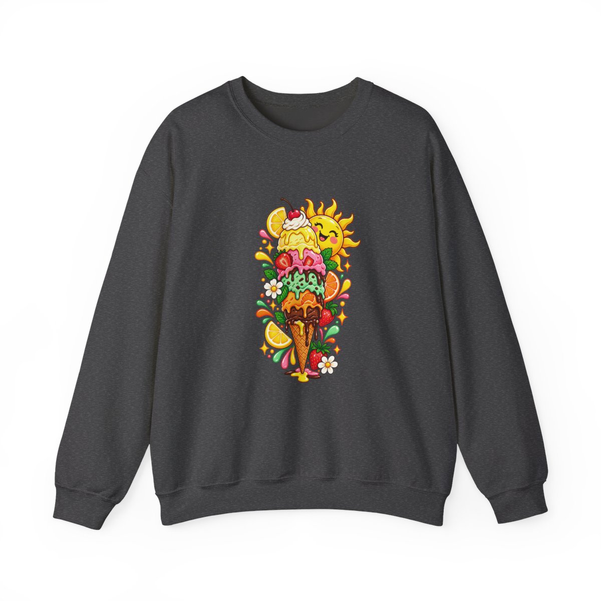 Zoitra Sundae Spark Heavy Blend Crewneck — Luxury Edit from Zoitra Collective