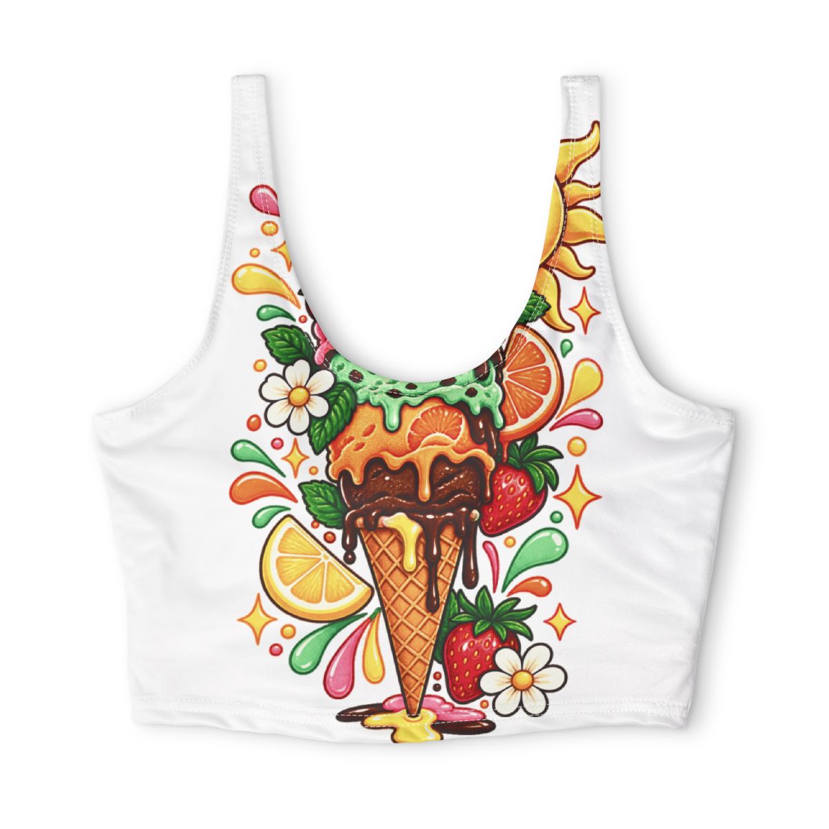 Zoitra Sundae Spark Sports Bra — Apparel from Zoitra Collective