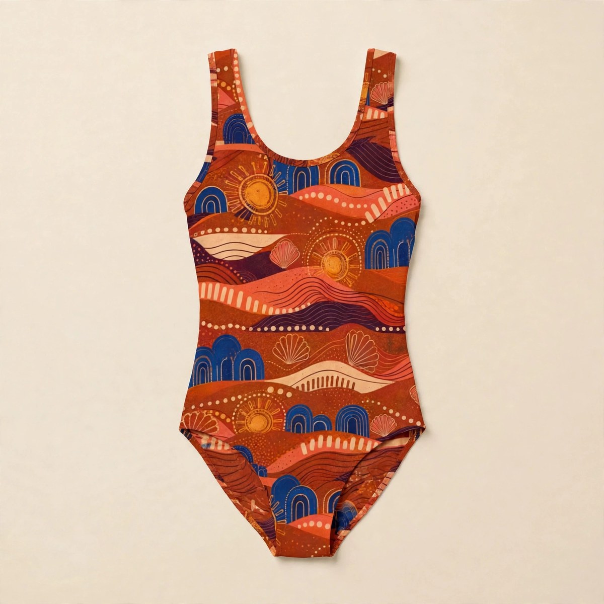 Zoitra Sunset Receipt One-Piece Swimsuit — gallery view 1 of 4