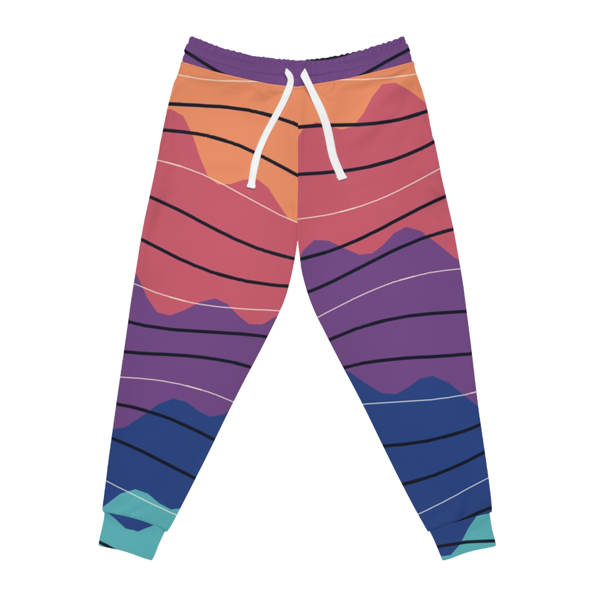 Zoitra Sunset Strata Athletic Joggers — gallery view 1 of 7