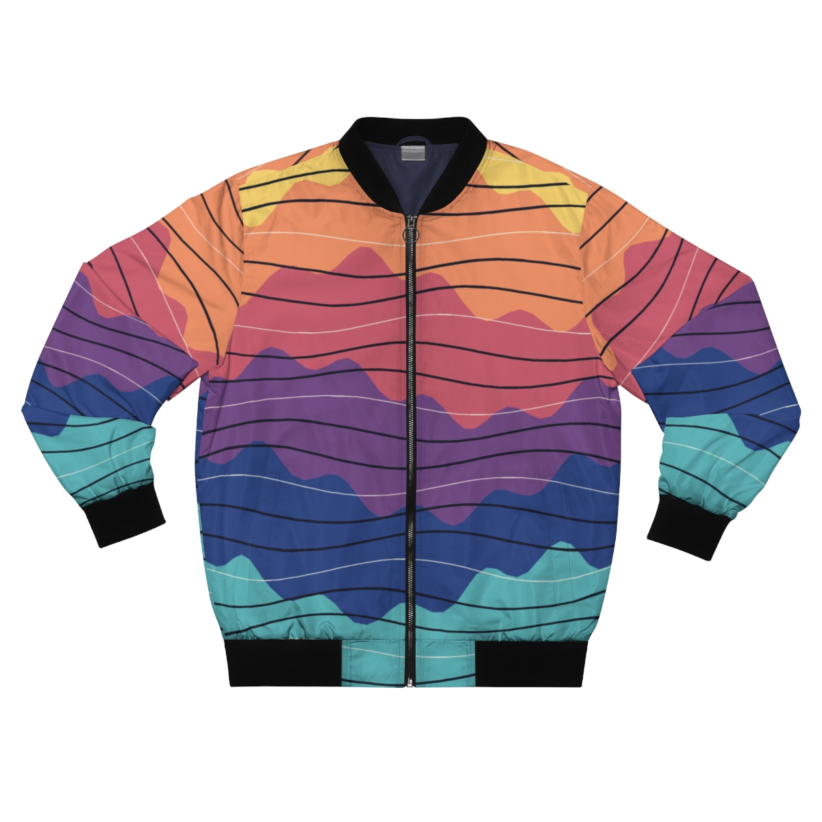 Zoitra Sunset Strata Bomber Jacket — gallery view 1 of 4