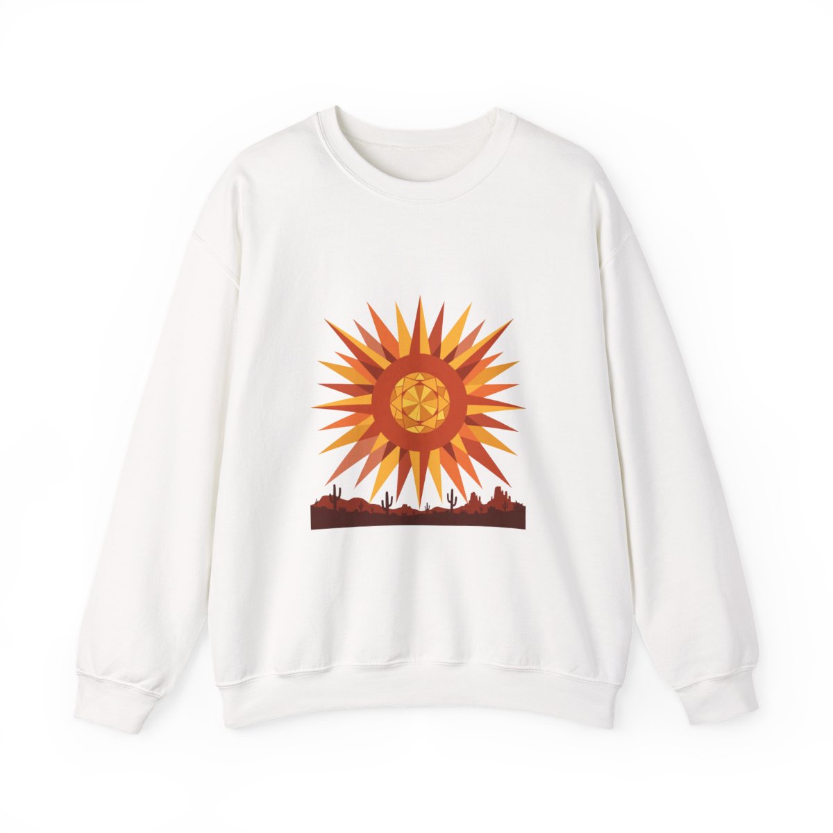 Zoitra Terracotta Sun Crewneck — gallery view 1 of 15