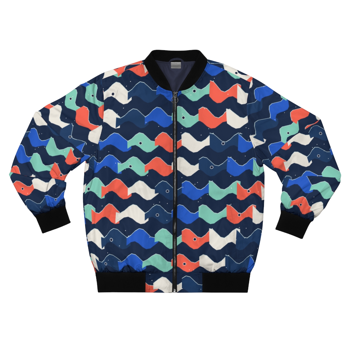 Zoitra Tide Lattice Bomber Jacket — Luxury Edit from Zoitra Collective