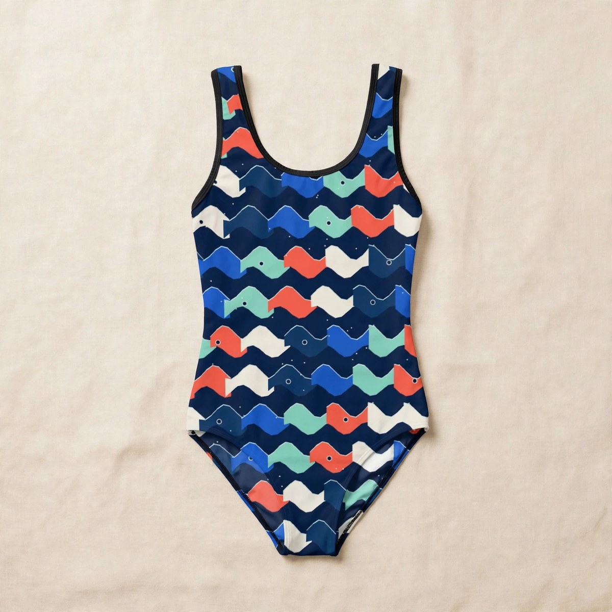 Zoitra Tide Lattice One-Piece Swimsuit — gallery view 1 of 4