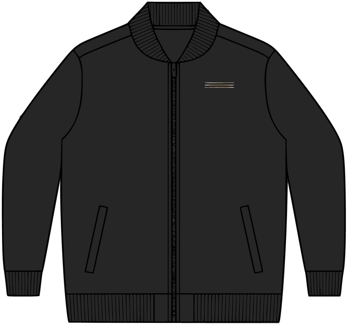 Zoitra Triple Stripe Bomber — Luxury Edit from Zoitra Collective