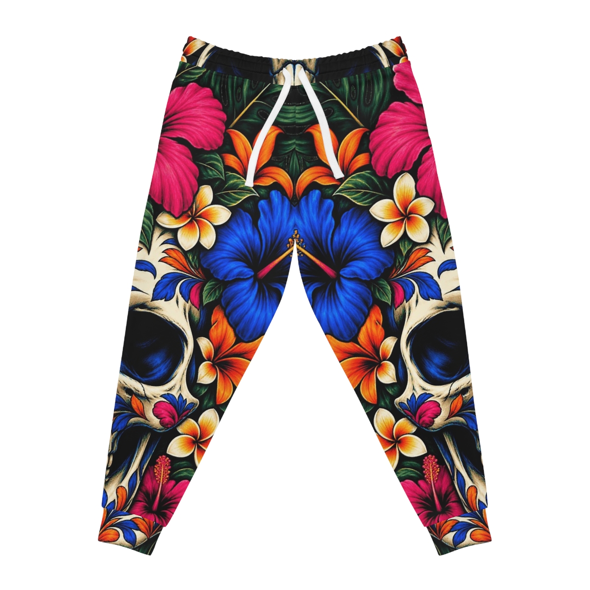 Zoitra Tropical Calavera Athletic Joggers — Luxury Edit from Zoitra Collective