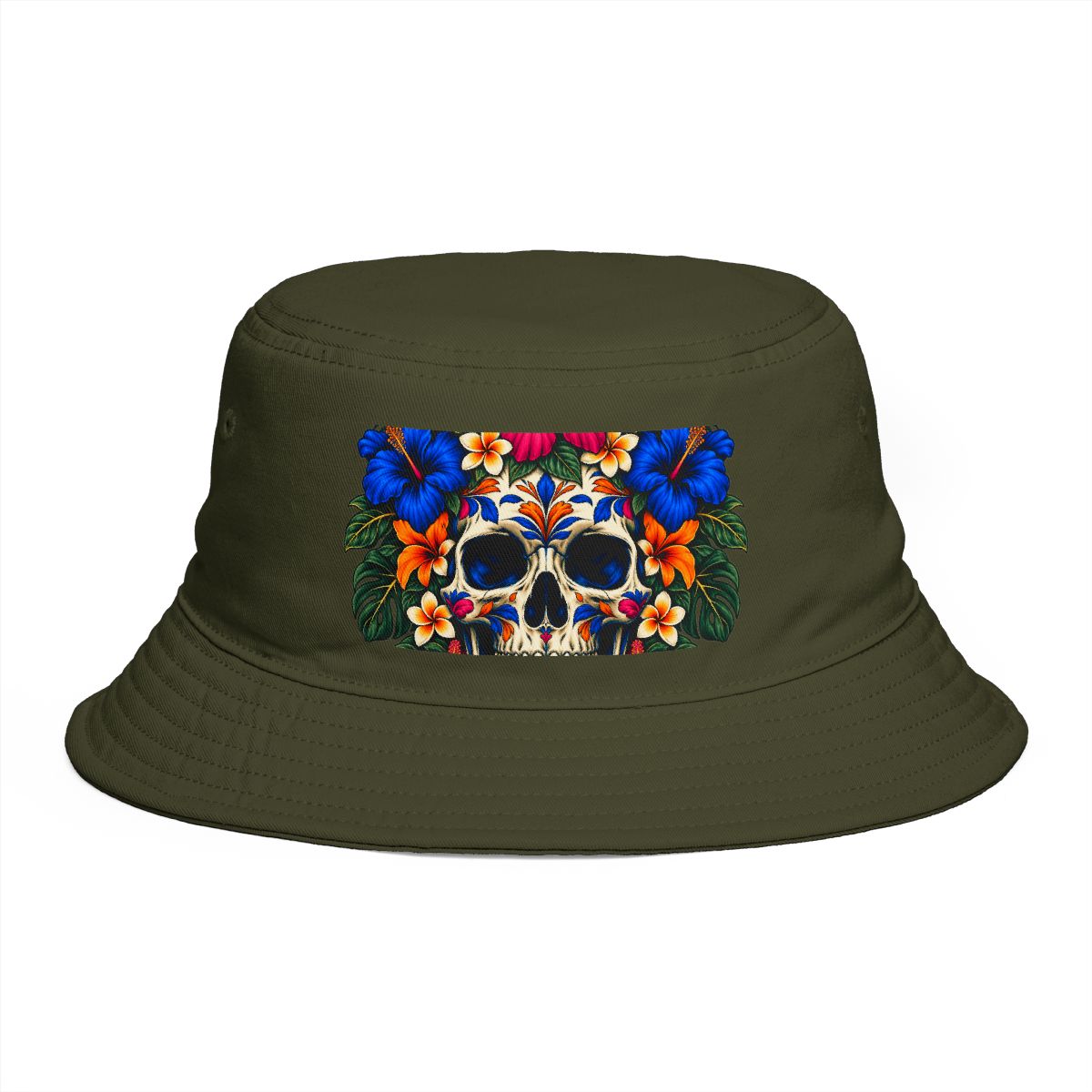 Zoitra Tropical Calavera Bucket Hat — gallery view 1 of 4