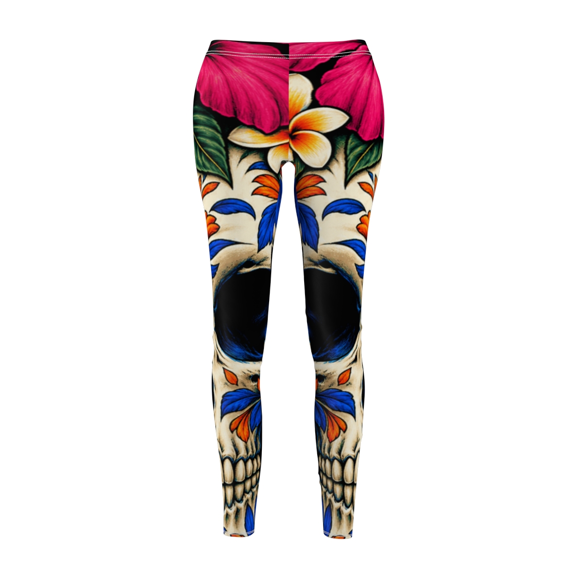 Zoitra Tropical Calavera Leggings — gallery view 1 of 7