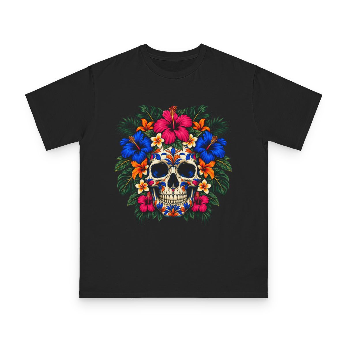 Zoitra Tropical Calavera Organic Tee — Apparel from Zoitra Collective