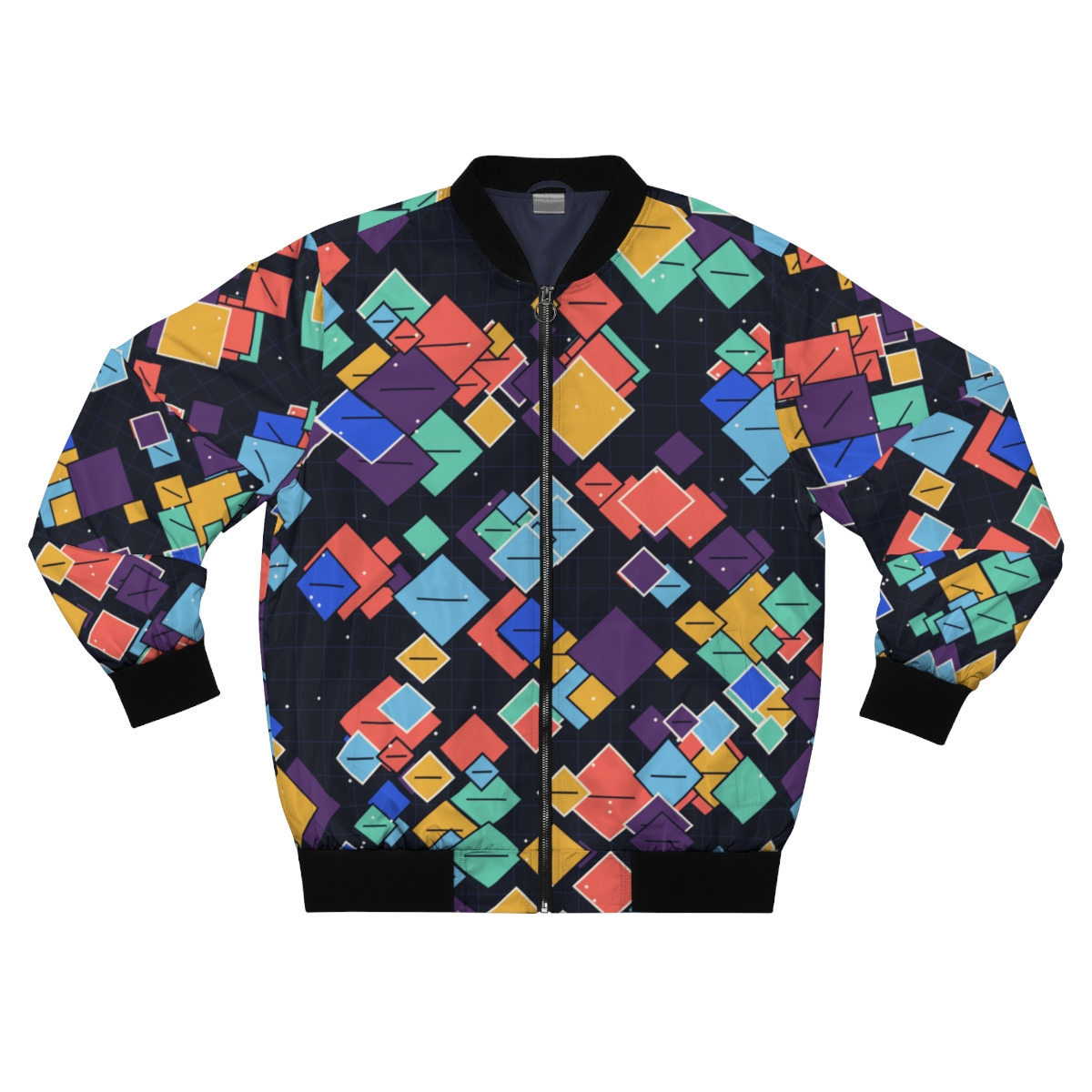 Zoitra Twilight Mosaic Bomber Jacket — Luxury Edit from Zoitra Collective