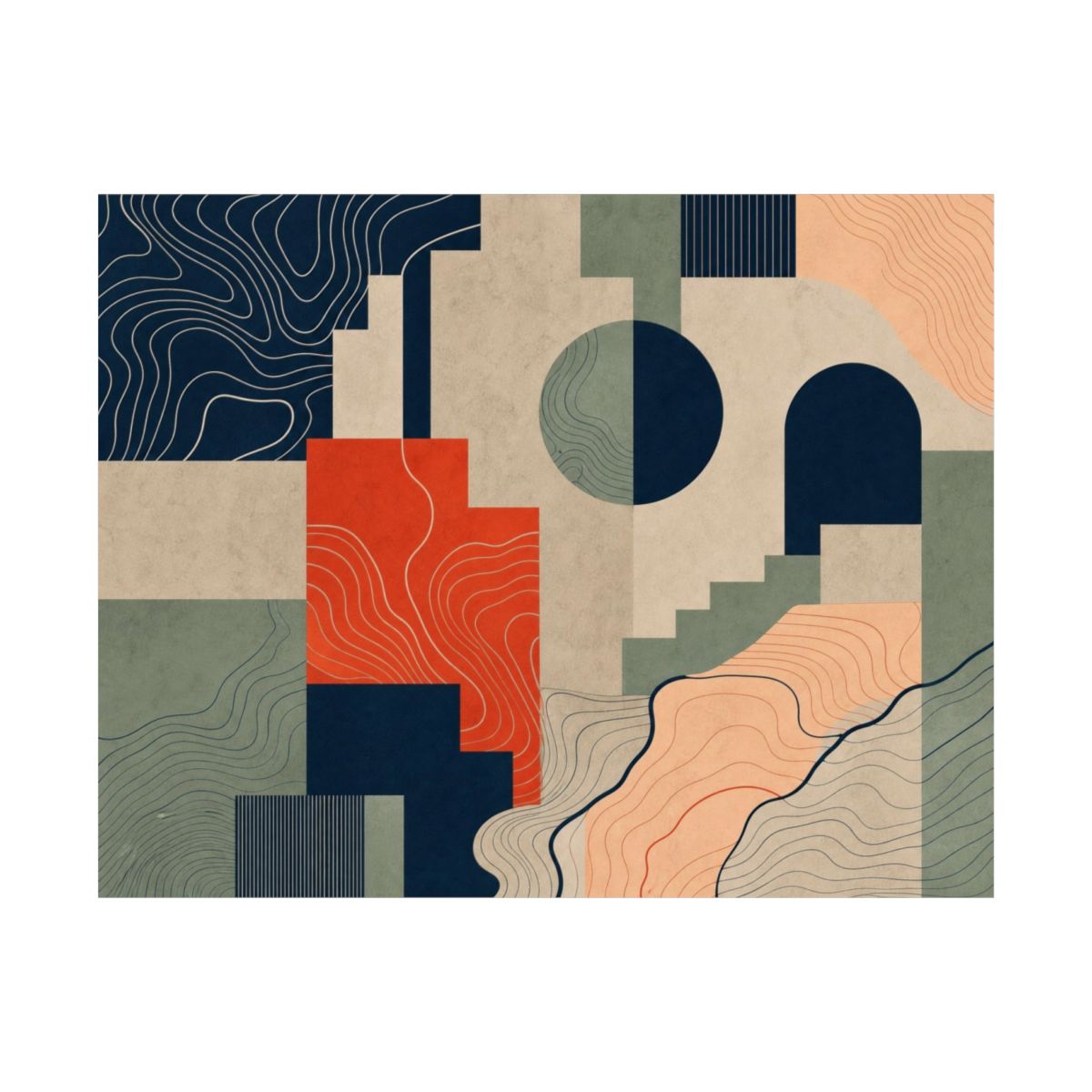 Zoitra Urban Contour Art Print — gallery view 1 of 3