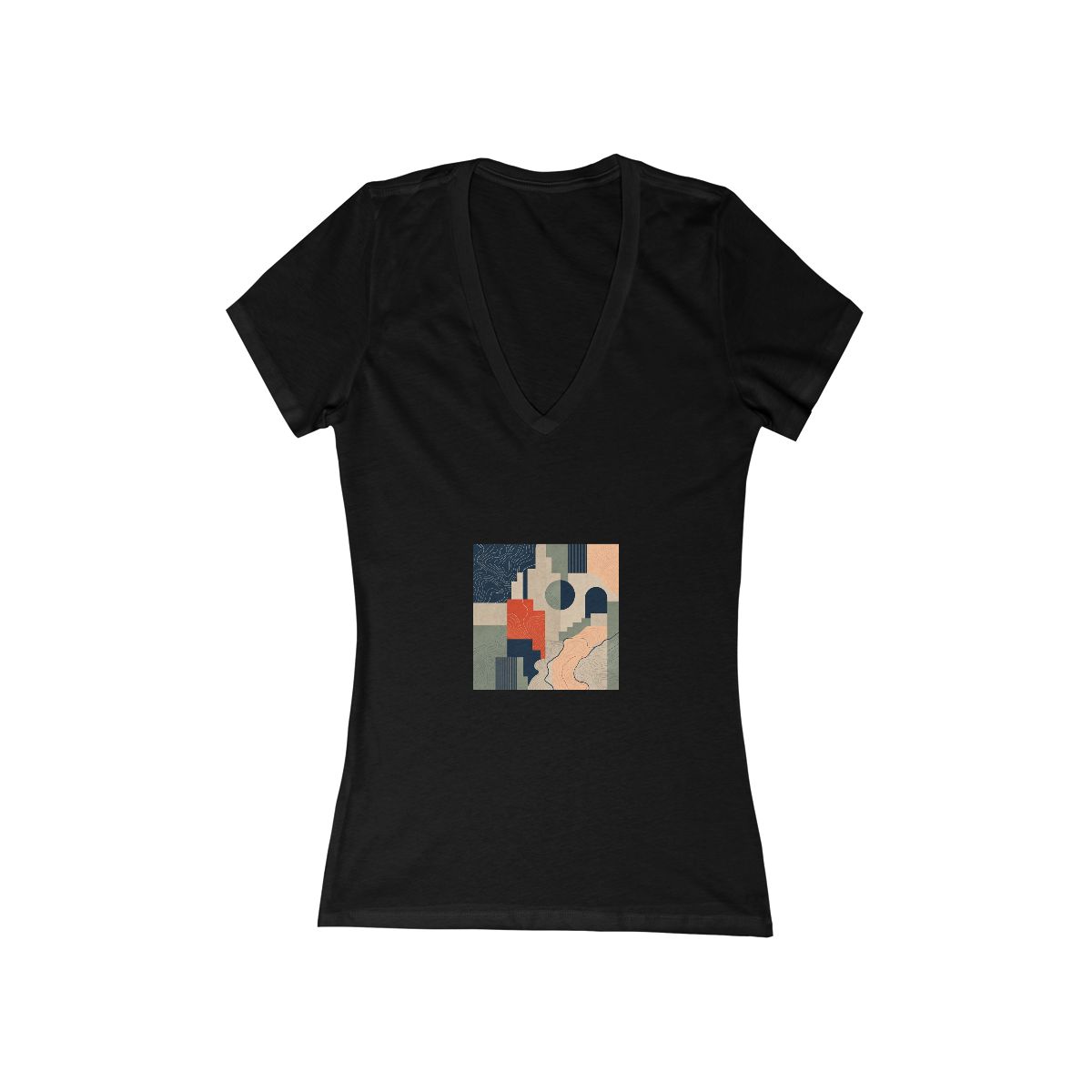 Zoitra Urban Contour V-Neck Tee — gallery view 1 of 2