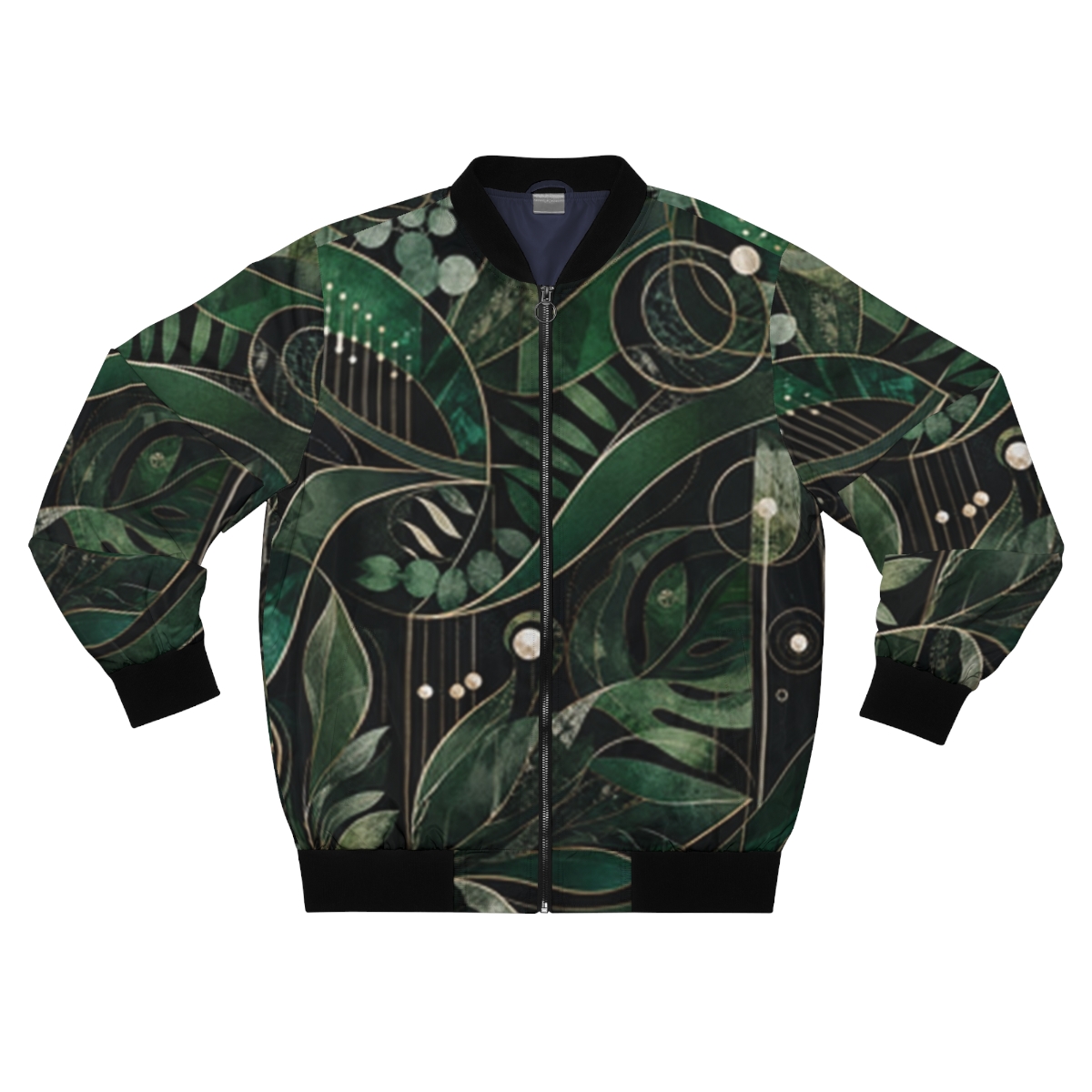 Zoitra Verdant Signal Bomber Jacket — Luxury Edit from Zoitra Collective