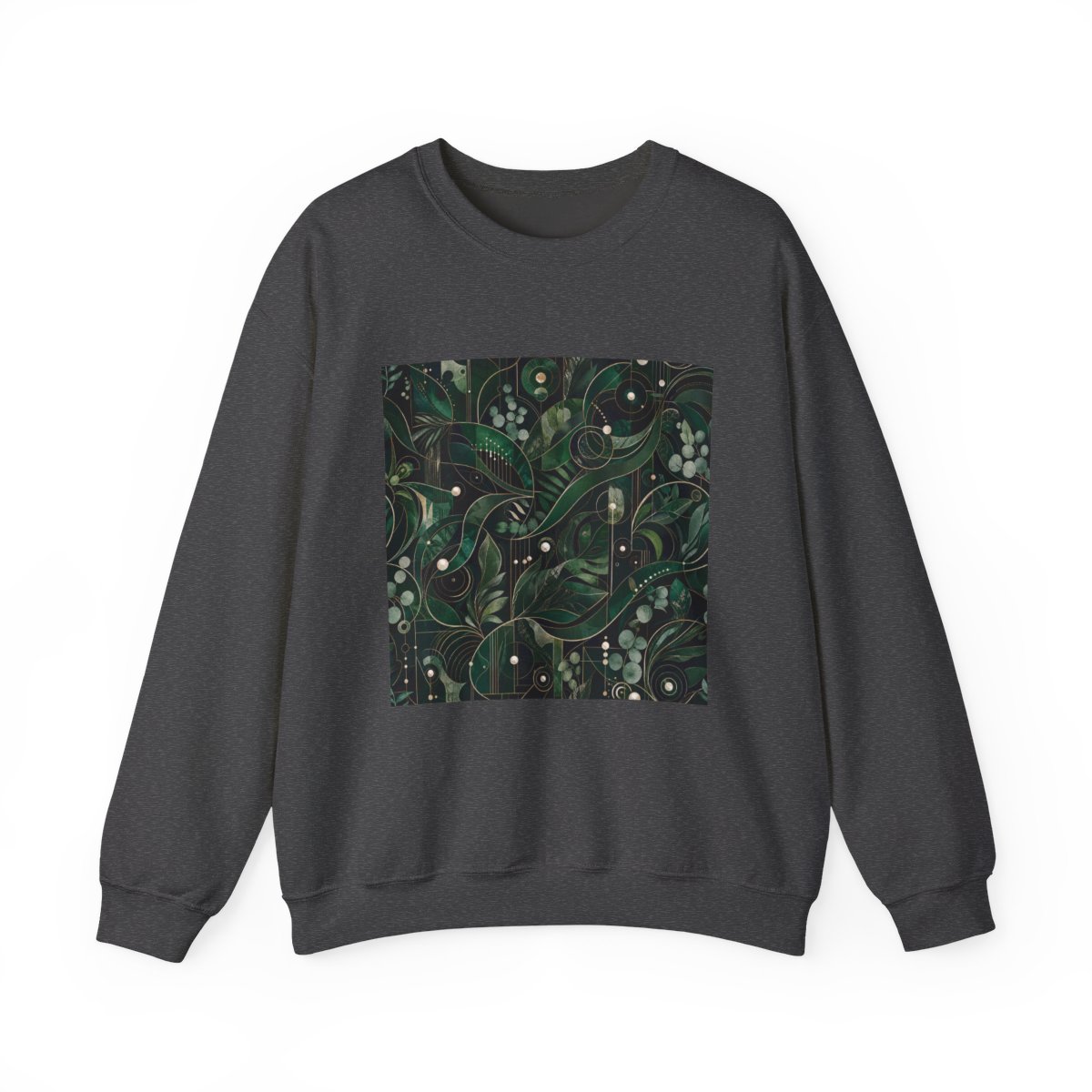 Zoitra Verdant Signal Heavy Blend Crewneck — Luxury Edit from Zoitra Collective