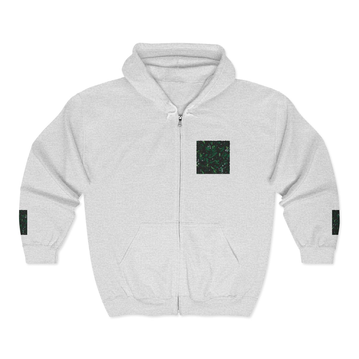Zoitra Verdant Signal Heavy Blend Hoodie — gallery view 1 of 9