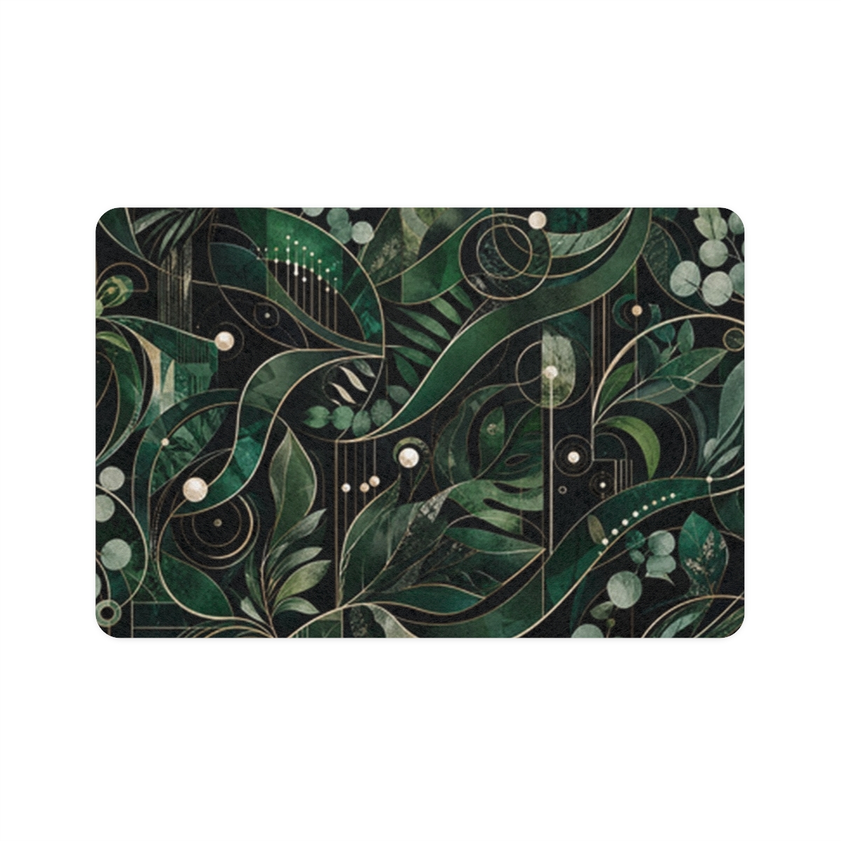Zoitra Verdant Signal Pet Food Mat — gallery view 1 of 4