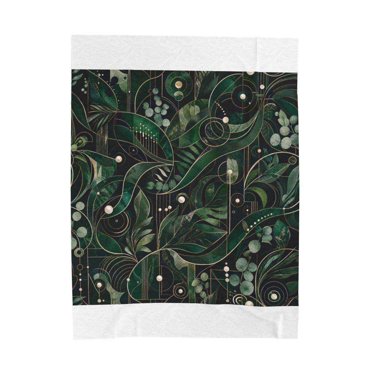 Zoitra Verdant Signal Velveteen Blanket — Home & Gifting from Zoitra Collective