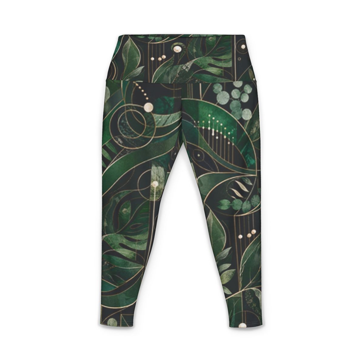 Zoitra Verdant Signal Women's Yoga Pants — Apparel from Zoitra Collective