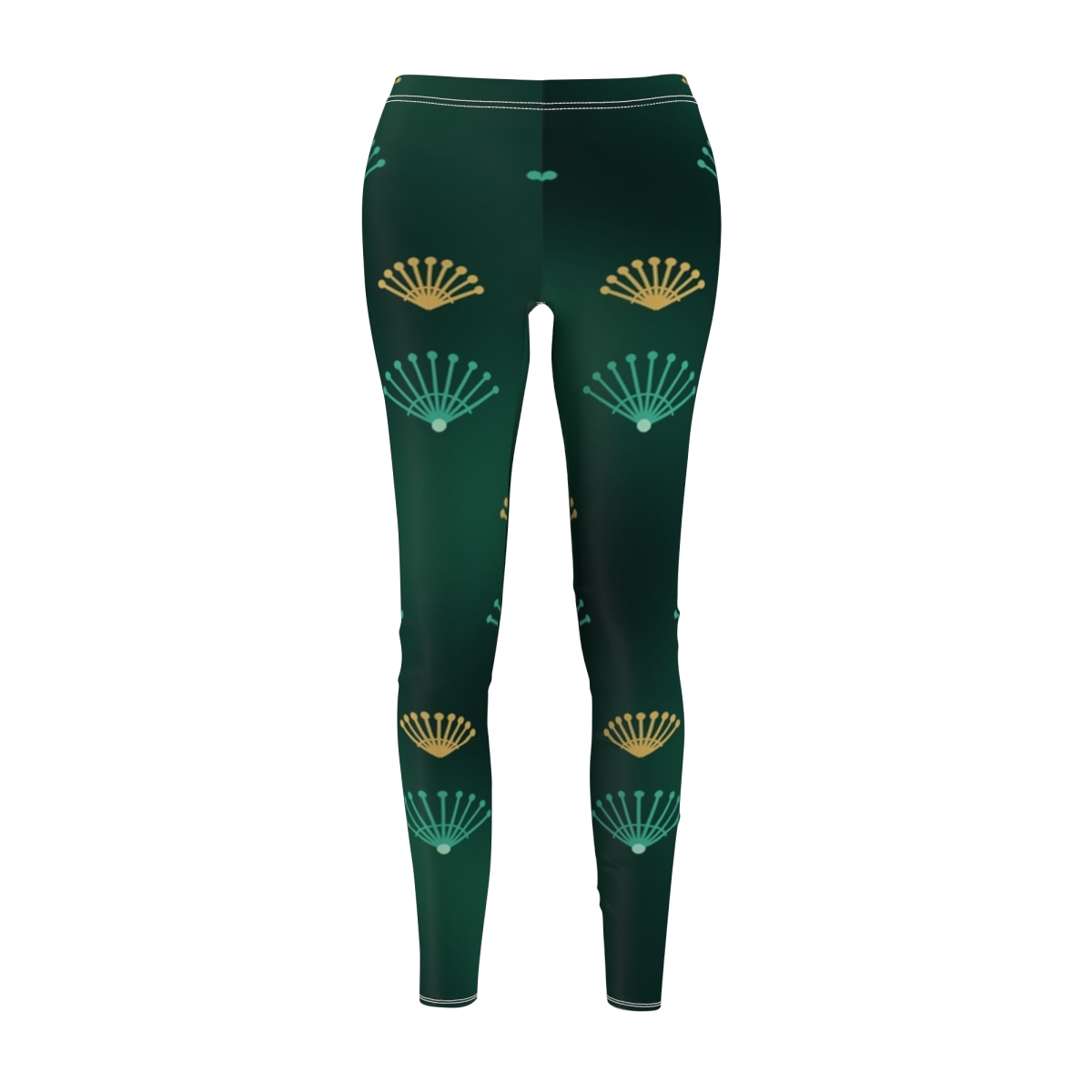Zoitra Verdigris Fan Garden Leggings — gallery view 1 of 7