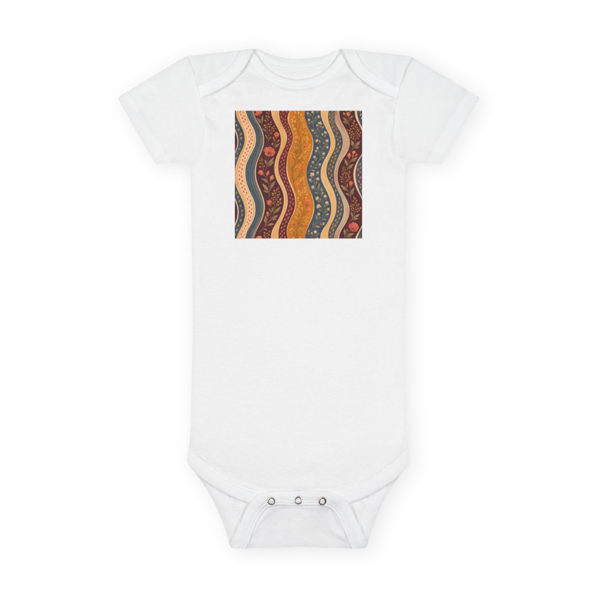 Zoitra Verona Stripe Baby Bodysuit — gallery view 1 of 4