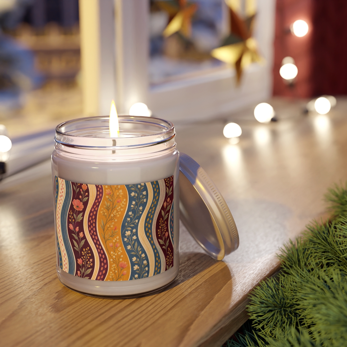 Zoitra Verona Stripe Scented Soy Candle — gallery view 1 of 6