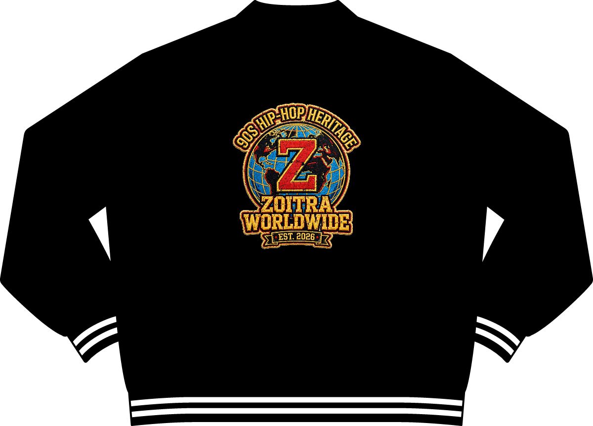 Zoitra Worldwide Varsity Jacket — gallery view 1 of 6
