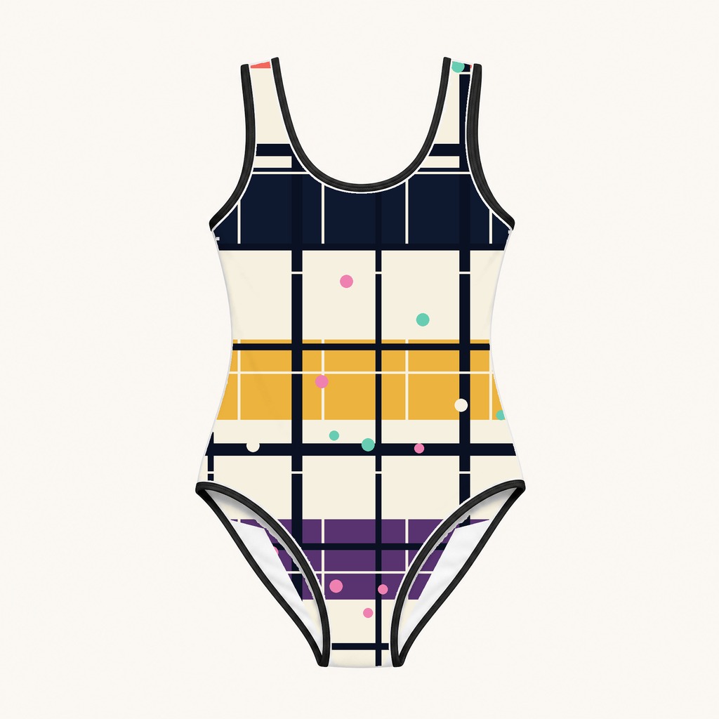 Zoitra Chromatic Check One-Piece Swimsuit