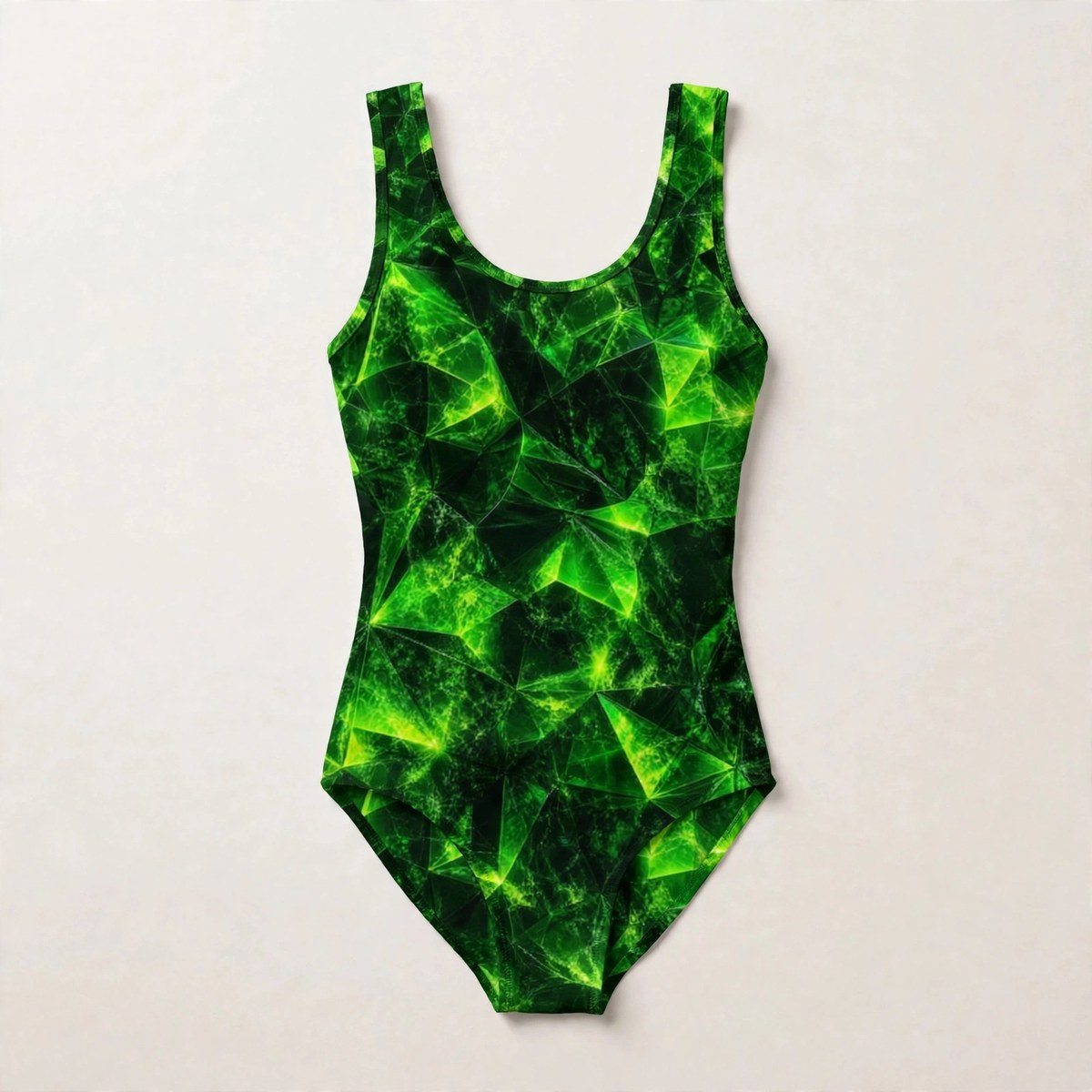 Zoitra Emerald Facet One-Piece Swimsuit — Swim & Resort from Zoitra Collective