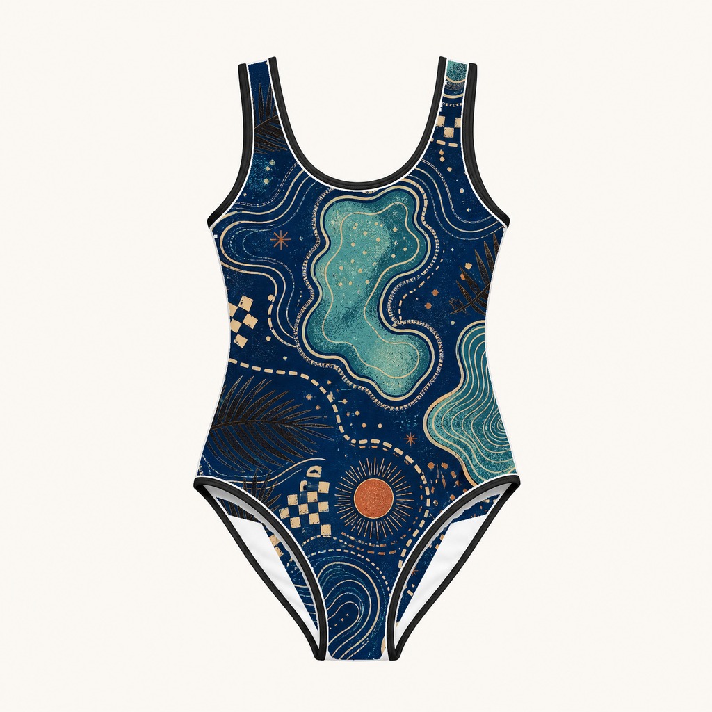 Zoitra Lagoon Index One-Piece Swimsuit