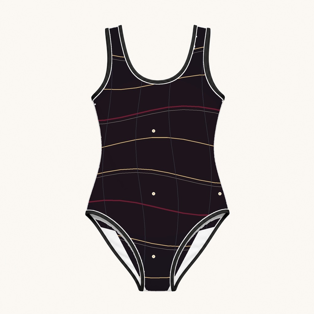 Zoitra Obsidian Meridian One-Piece Swimsuit