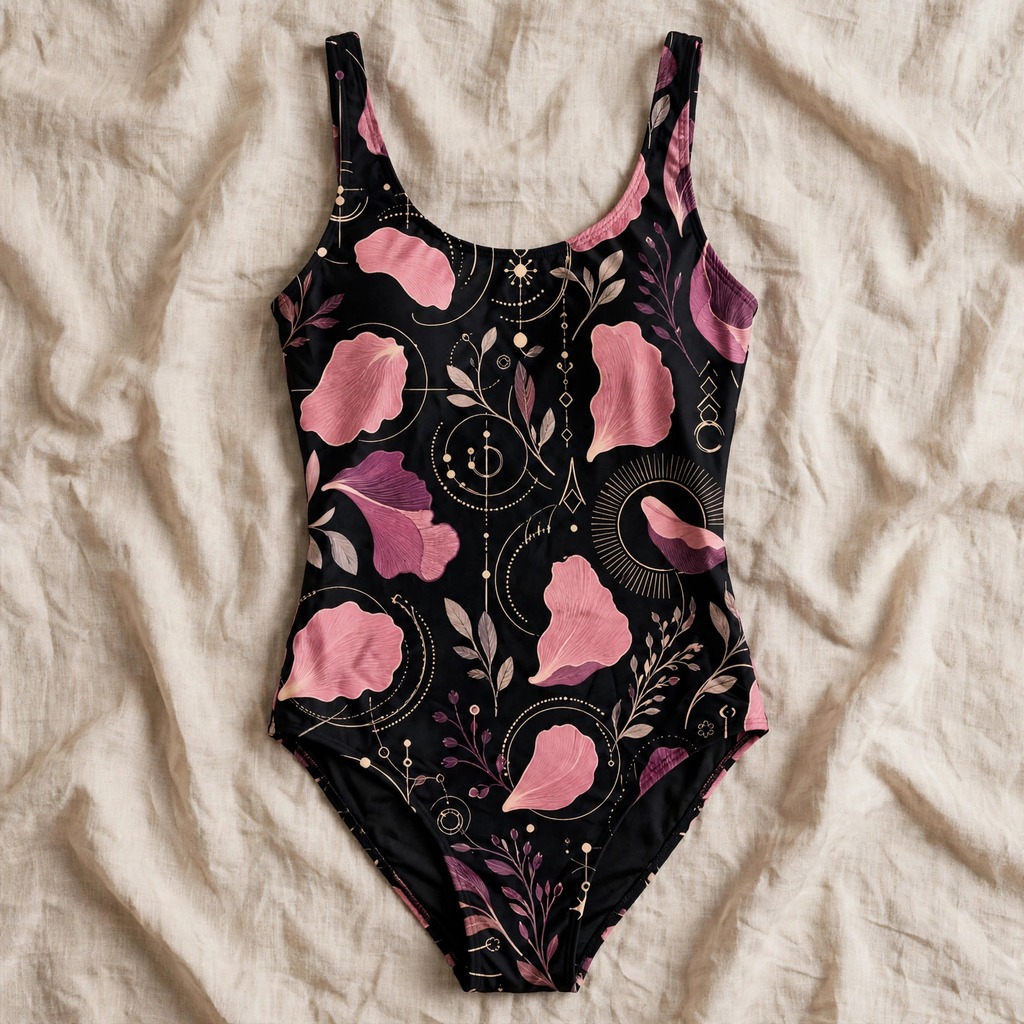 Zoitra Petal Cipher One-Piece Swimsuit — Swim & Resort from Zoitra Collective