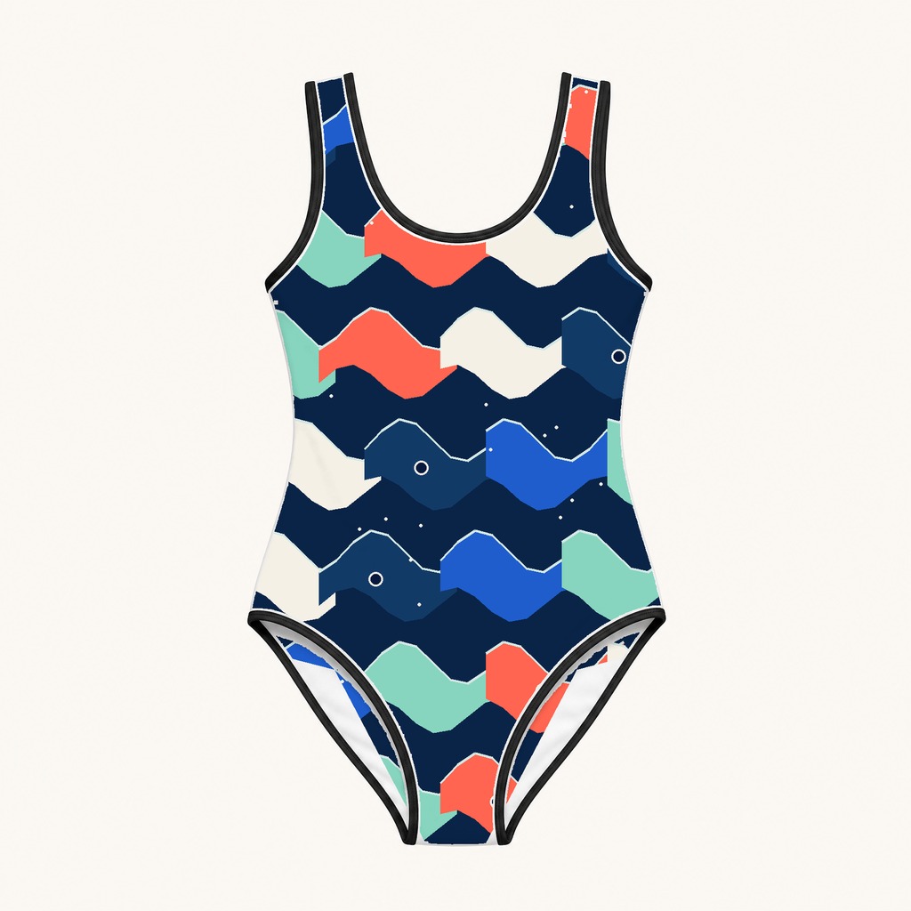 Zoitra Tide Lattice One-Piece Swimsuit